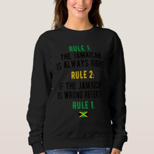 Stolz Jamaikaner regiert Jamaika-Flagge jamaikanis Sweatshirt