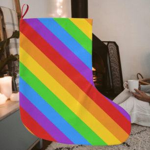 Stolz Jubel: Regenbogenflagge Großer Weihnachtsstrumpf