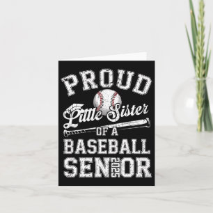 Stolz kleine Schwester von 2025 Senior Baseball Gr Karte