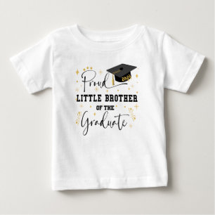 Stolz kleiner Bruder des Absolvent   Abschluss Baby T-shirt