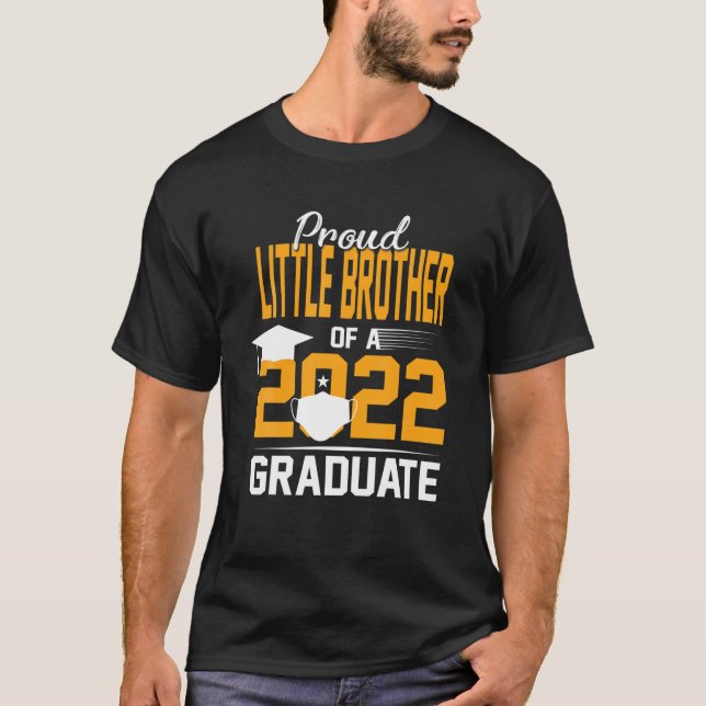 Stolz kleiner Bruder eines 2022-Absolventen Senior T-Shirt (Vorderseite)
