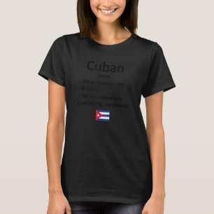 Stolz kubanische Definition kubanische Flagge kuba T-Shirt