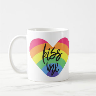 Stolz, küss mich. Liebe ist fair. Kaffeetasse