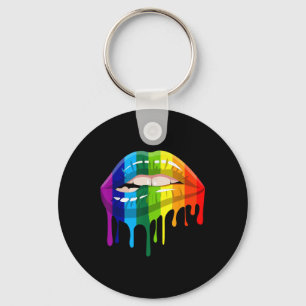 Stolz Lesbisch Gay Lippe - Lgbtq _1 Schlüsselanhänger