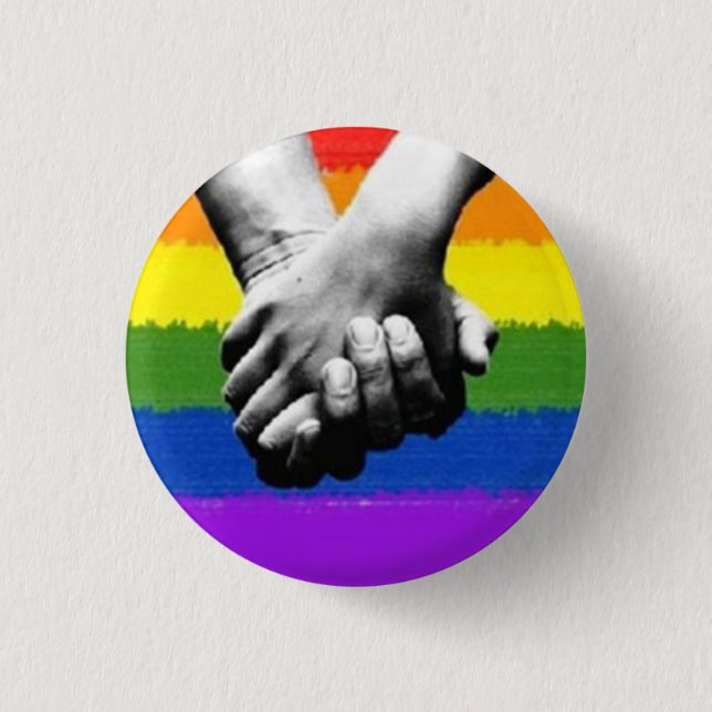 Stolz LGBT Button (Vorderseite)