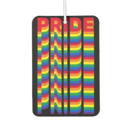 Stolz lgbt lgbtq que Gay Flag Muster schwarz Autolufterfrischer
