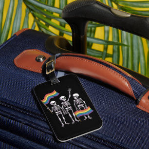 Stolz LGBT-Rechte Lesbisch Gay Ally LGBTQ Trans  Gepäckanhänger