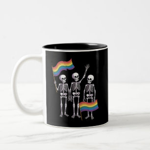 Stolz LGBT-Rechte Lesbisch Gay Ally LGBTQ Trans  Zweifarbige Tasse