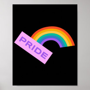 Stolz. LGBT+Stolz. Regenbogen. Poster