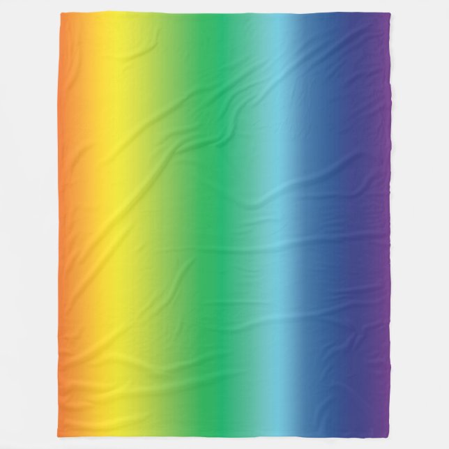 Stolz lgbtq Lgbt Regenbogen quee Schwulenflaggen Fleecedecke (Vorderseite)