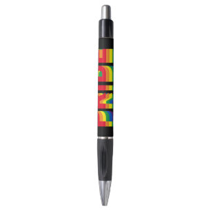 Stolz lgbtq que Gay Regenbogen Retro schwarz Kugelschreiber