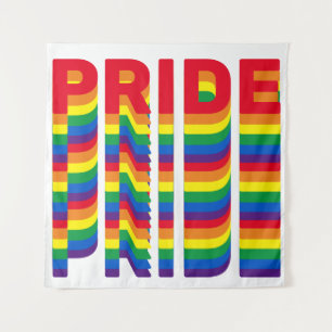 Stolz lgbtq quee Gay Regenbogenfarben Muster Wandteppich