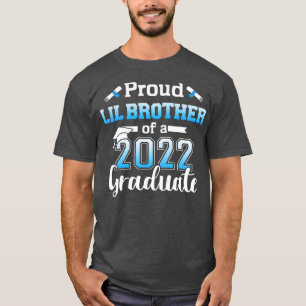 Stolz lil Bruder eines 2022 Senior Abschluss Clas T-Shirt