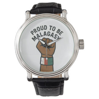 Stolz Malagasy zu sein - Madagaskar Heritage Power Armbanduhr