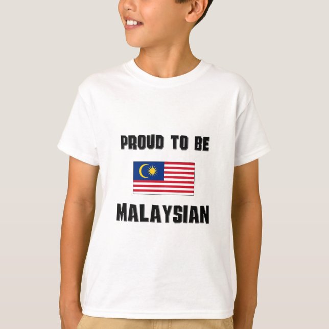 Stolz, MALAYSISCH zu sein T-Shirt (Vorderseite)