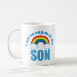 Stolz meines Sohn Rainbow Gay Pride Parent Kaffeetasse