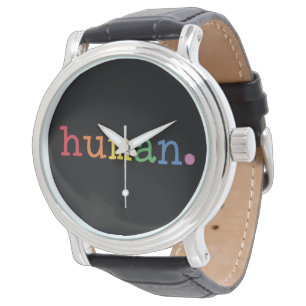 Stolz Mensch LGBT Regenbogen LGBTQ Gleichheit Armbanduhr