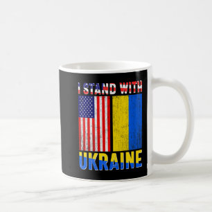 Stolz mit der Ukraine Vintages ukrainisches Amerik Kaffeetasse