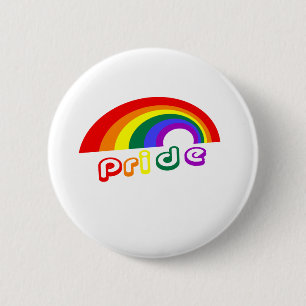 "Stolz" mit Regenbogen Button