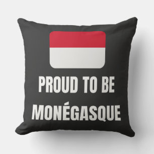 Stolz, monegasque zu sein kissen