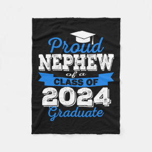 Stolz Nephew von 2024 Graduate Phantastisch Family Fleecedecke
