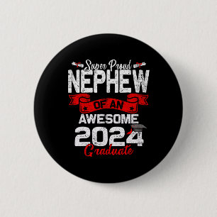 Stolz Nephew von einem 2024-Grad-24-Abschluss Button