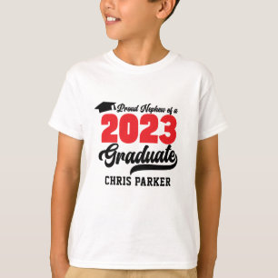 Stolz Nephew von einem roten, kühlen Drehbuch des T-Shirt