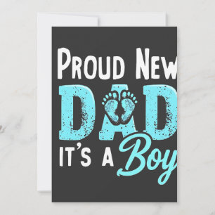 Stolz neuer Papa Es ist ein Vater für das weiblich Einladung