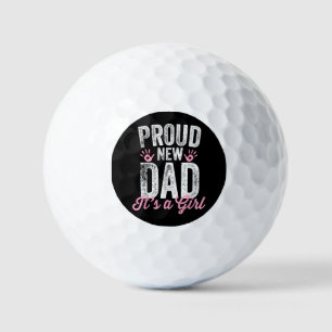 Stolz neuer Vater Es ist ein Mädchen Geschenke Vat Golfball