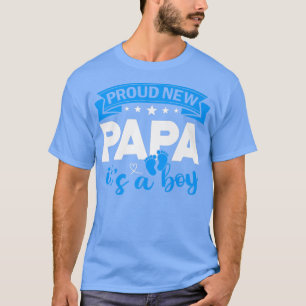 Stolz New Papa Es ist ein Junge Geschlecht offenba T-Shirt
