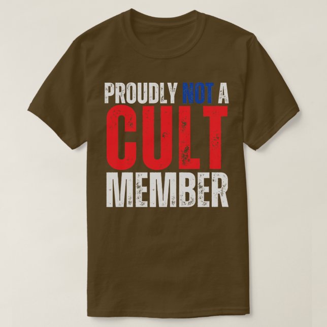 Stolz nicht Mitglied T-Shirt (Design vorne)