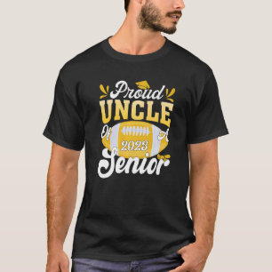 Stolz Onkel eines Fußballs Senior 2023 Abschluss C T-Shirt