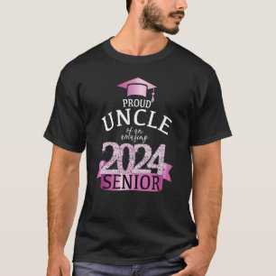 Stolz Onkel I 2024 Senior School Color Pink Black T-Shirt
