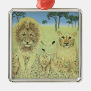 Stolz Ornament Aus Metall
