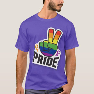 Stolz Peace lila mens T-Shirt