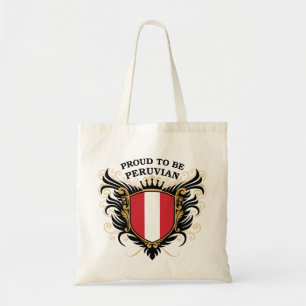 Stolz, peruanisch zu sein tragetasche