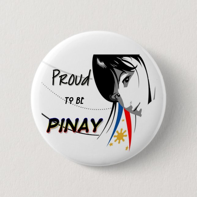 stolz, pinay zu sein button (Vorderseite)