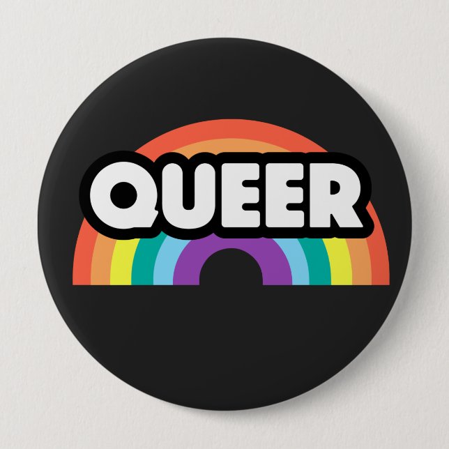 Stolz - Quee Regenbogen-Liebe ist Liebe. Button (Vorderseite)