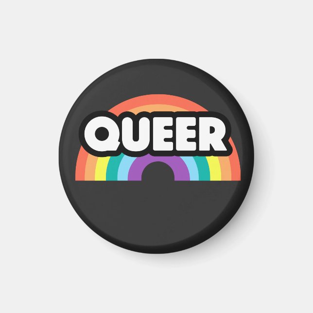 Stolz - Quee Regenbogen-Liebe ist Liebe. Magnet (Vorne)