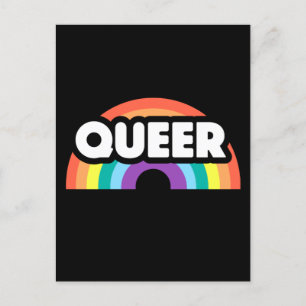 Stolz - Quee Regenbogen-Liebe ist Liebe. Postkarte