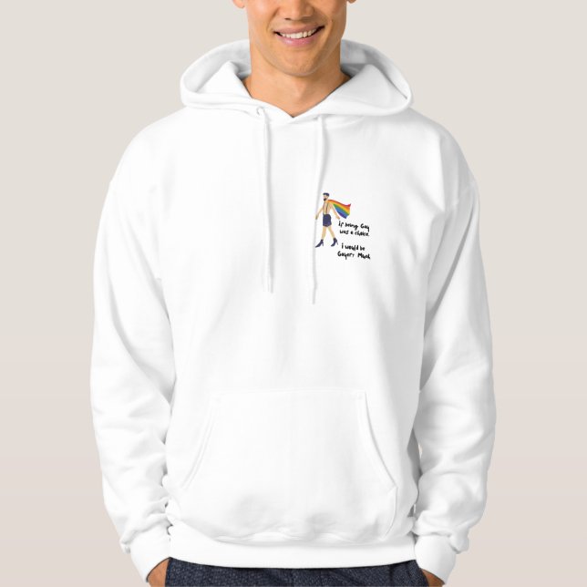 Stolz Queer Pullover: Niedlich, lustig, Liebe Hoodie (Vorderseite)