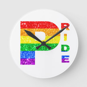 "STOLZ" REGENBOGEN #3 RUNDE WANDUHR