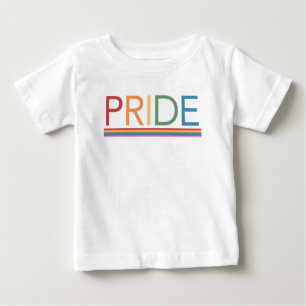 Stolz Regenbogen-Baby-T-Shirt Baby T-shirt