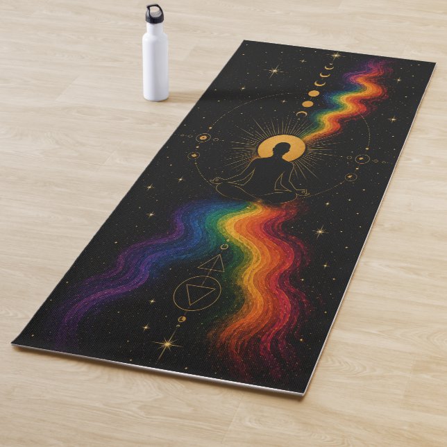 Stolz Regenbogen-Chakra-Yogamatte Yogamatte (Beispiel)