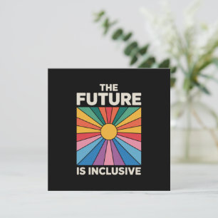 Stolz Regenbogen Die Zukunft ist inklusiv LGBTQ Einladung