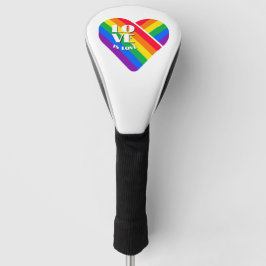 Stolz Regenbogen Herz Golf Headcover