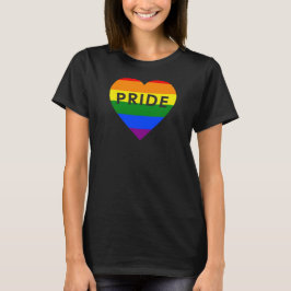 Stolz Regenbogen Herz T-Shirt