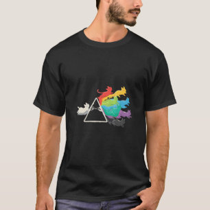 Stolz Regenbogen Katzen Prisma Progressive Rock Ar T-Shirt
