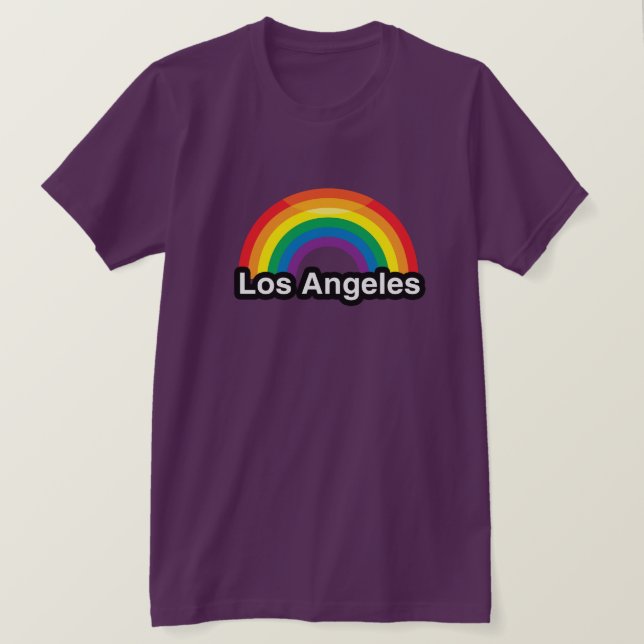 STOLZ-REGENBOGEN LOS ANGELESS LGBT - .PNG T-Shirt (Design vorne)