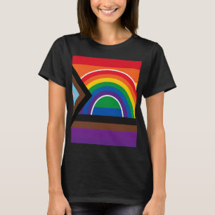 Stolz Regenbogen Schwarz T-Shirt